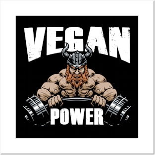 Tough Vikng Vegan Power Posters and Art